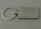 車のキー ホルダーのための 3D 亜鉛合金の Keychain の霧深い銀製のめっき